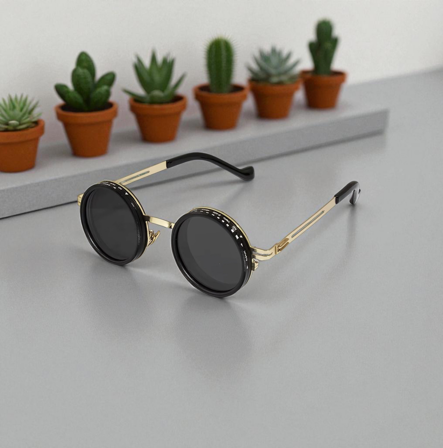 ZeyraVision ND9 – Lentes de Sol con Filtro Ajustable, Alta Definición y Diseño Vintage