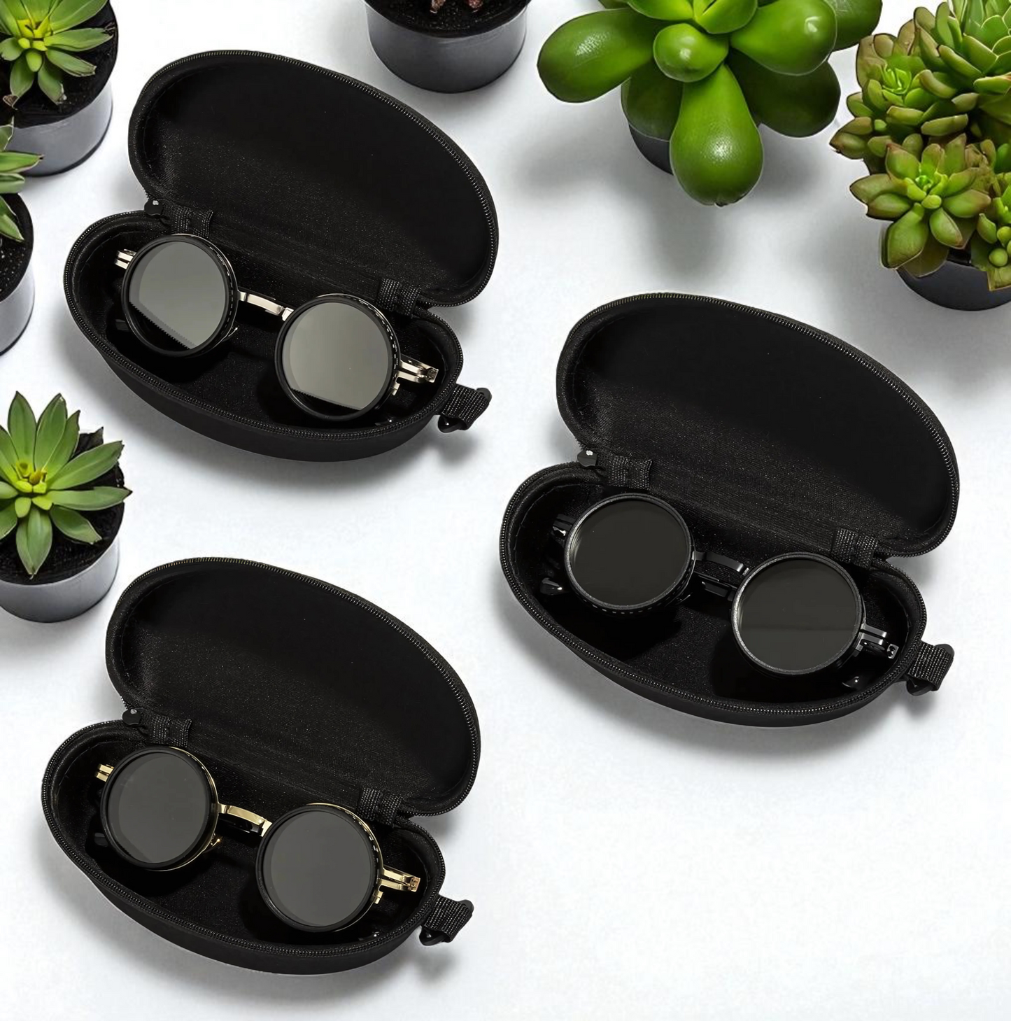 ZeyraVision ND9 – Lentes de Sol con Filtro Ajustable, Alta Definición y Diseño Vintage