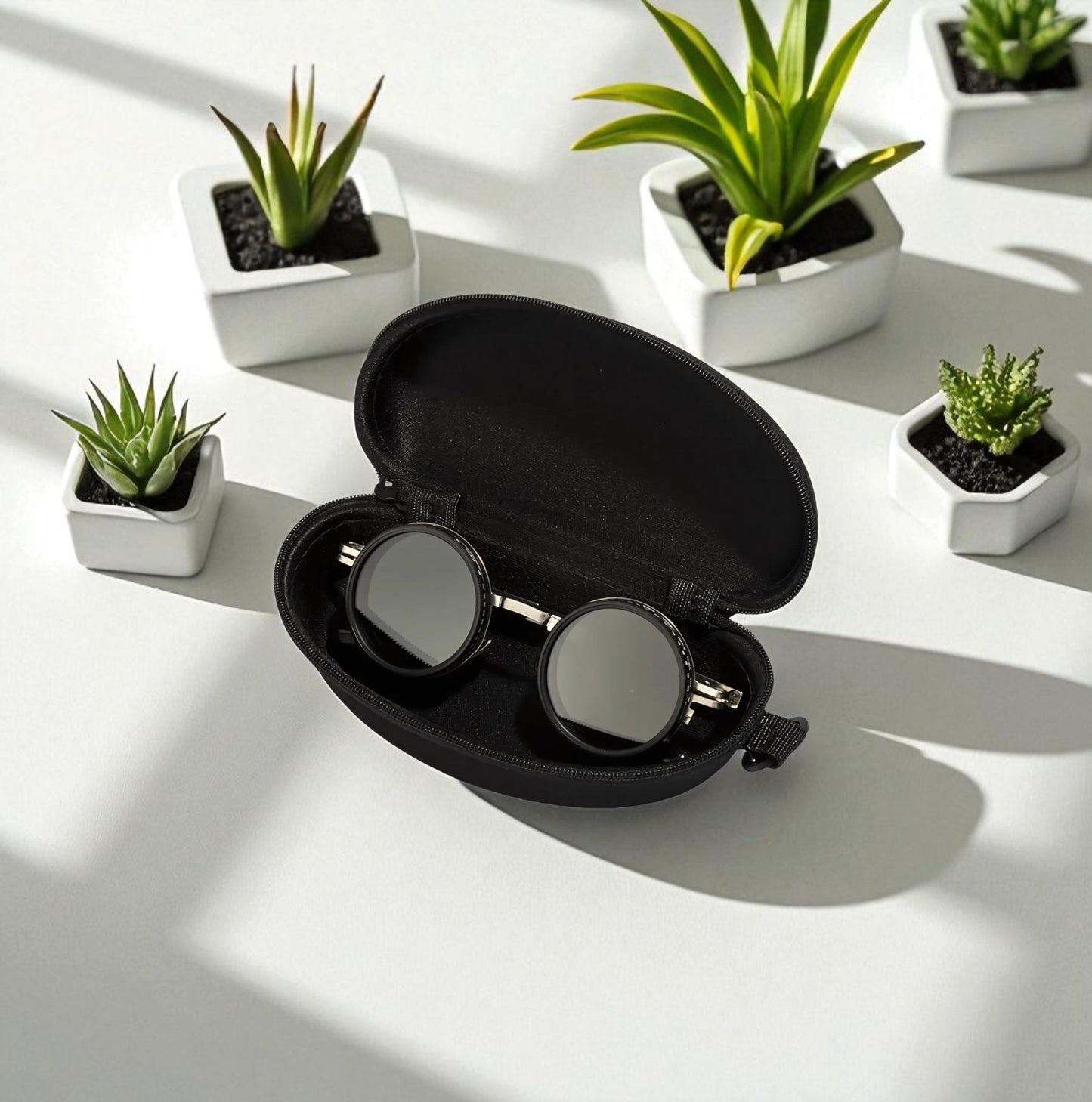 ZeyraVision ND9 – Lentes de Sol con Filtro Ajustable, Alta Definición y Diseño Vintage