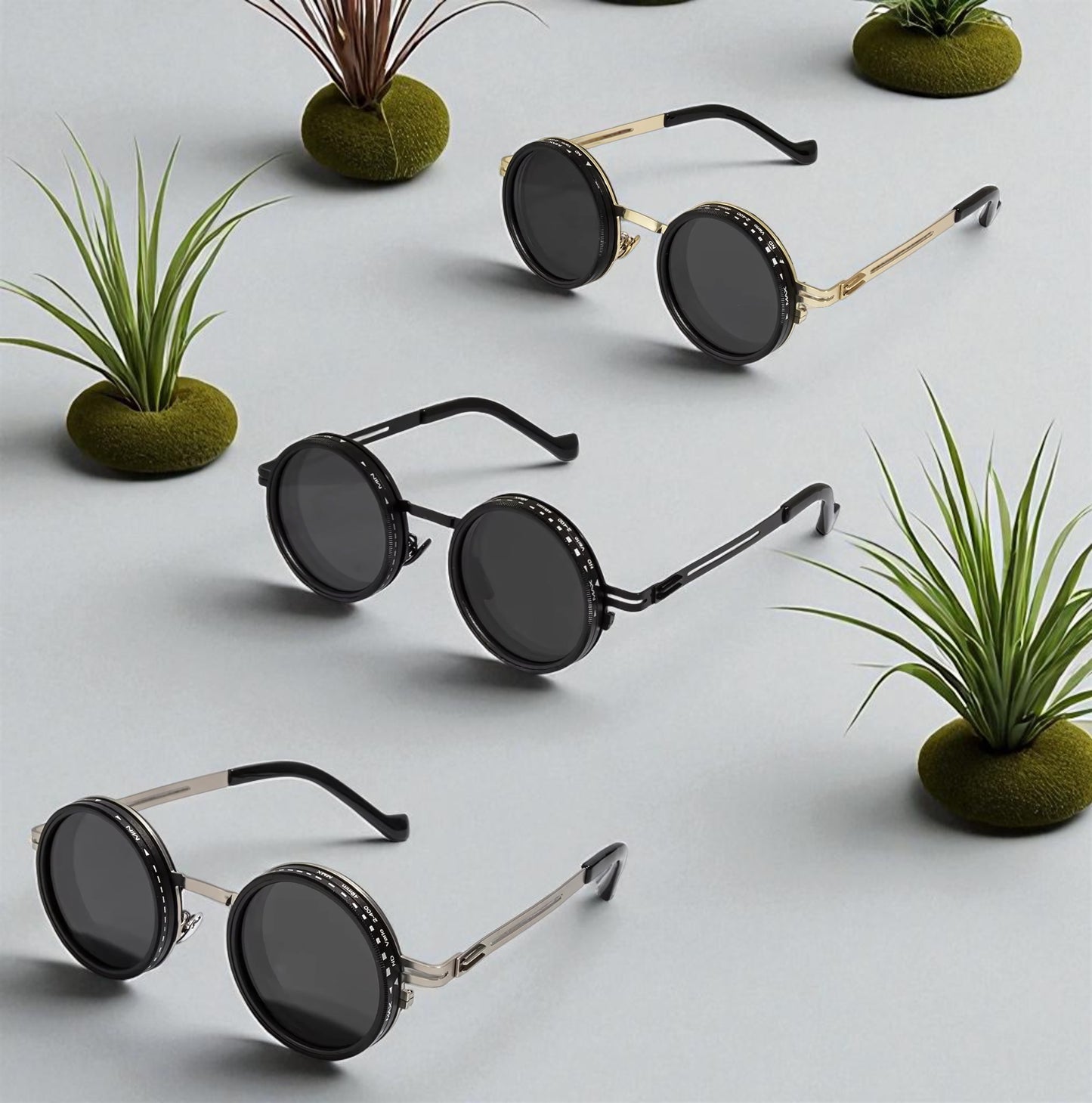 ZeyraVision ND9 – Lentes de Sol con Filtro Ajustable, Alta Definición y Diseño Vintage