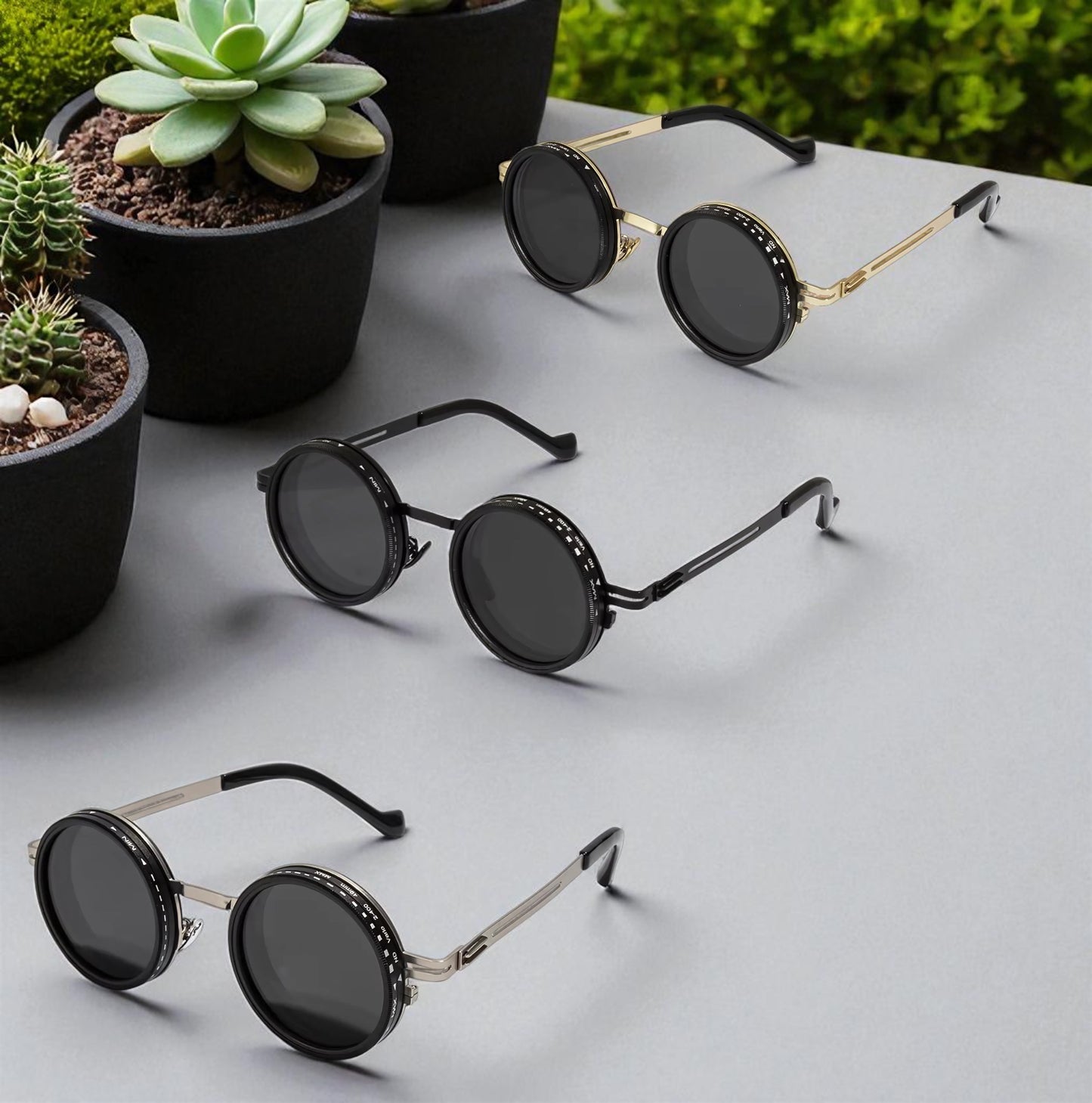 ZeyraVision ND9 – Lentes de Sol con Filtro Ajustable, Alta Definición y Diseño Vintage